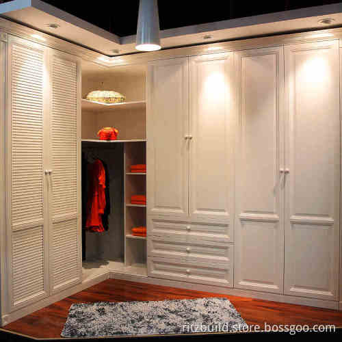 Home Furniture L Shape Wardrobe